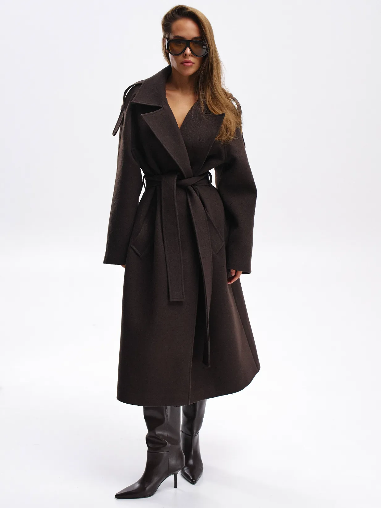 Charm coat - Brown - Maribella